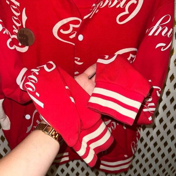 Root of money boyz RMBZ Coca Cola Hype varsity jacket size M - Picture 4 of 4